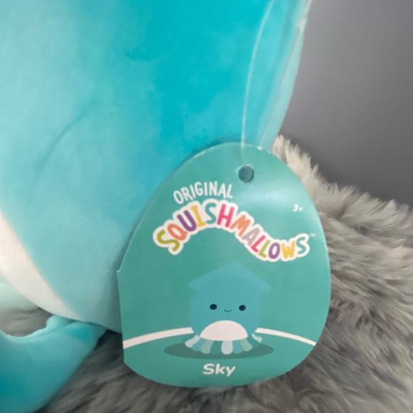 NWT 7” SKY the SQUID SQUISHMALLOWS - Picture 3 of 4